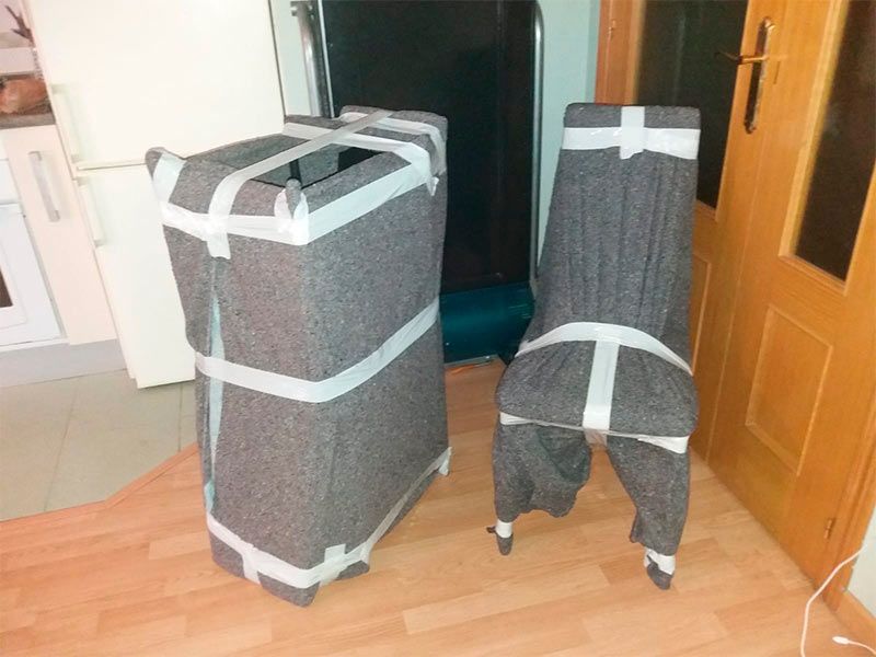Transportes de Sande muebles empacados
