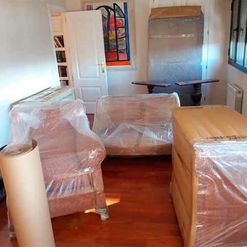 Transportes de Sande muebles sellados para mudanza