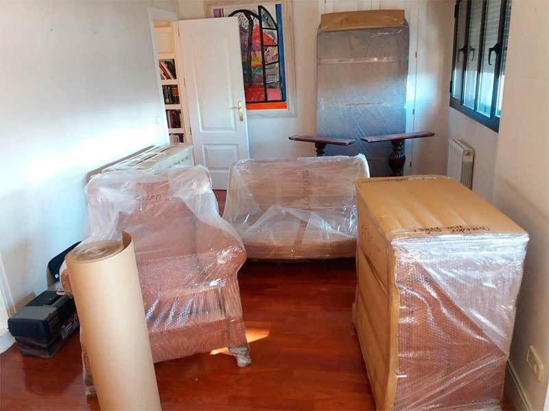 Transportes de Sande muebles sellados para mudanza